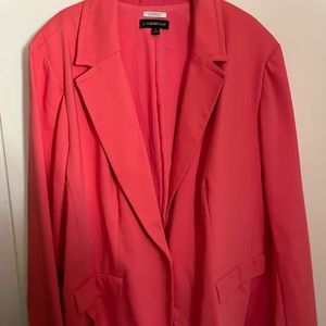 Hot Pink/Coral Blazer - Lane Bryant